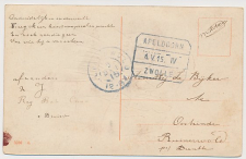 Treinblokstempel : Apeldoorn - Zwolle IV 