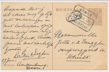Treinblokstempel : Arnhem - Amsterdam C I 1924 ( Doorn )