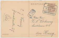 Treinblokstempel : Arnhem - s Hertogenbosch H 1924 ( Oss )