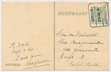 Treinblokstempel : Arnhem - s Hertogenbosch A 1930 ( Leur )