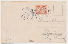 Treinblokstempel : Arnhem - Oldenzaal II 1913 