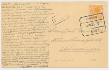 Treinblokstempel : Arnhem - Zeist B 1925 ( Doorn )