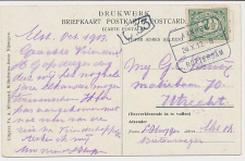 Treinblokstempel : Arnhem - Rotterdam B 1913 ( Elst )