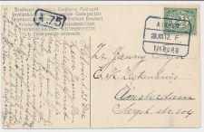 Treinblokstempel : Arnhem - Tilburg F 1912 ( Helvoirt )