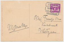 Treinblokstempel : Amsterdam - Haarlem Via Aalsmeer II 1928