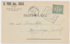 Treinblokstempel : Amsterdam - Enkhuizen VA 1916 ( Andijk )