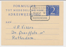 Treinblokstempel : Amsterdam - Roosendaal / Rotterdam VI 1951