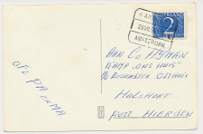 Treinblokstempel : Arnhem - Amsterdam D 1955 ( Nijmegen )