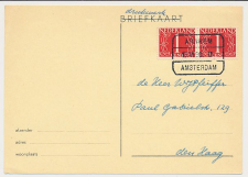 Treinblokstempel : Arnhem - Amsterdam D 1950