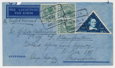 Treinblokstempel : Arnhem - Amsterdam G 1936 ( Maarn - Kenia )