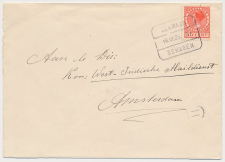 Treinblokstempel : Alkmaar - Schagen A 1925 ( Schoorl )