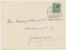 Treinblokstempel : Amsterdam - Eindhoven XV 1938 ( Baarn )
