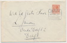 Treinblokstempel : Amsterdam - Roosendaal II 1932 ( Haarle ) 