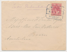 Treinblokstempel : Amsterdam - Uitgeest V 1914 ( Beverwijk )