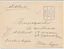 Treinblokstempel : Arnhem - Zwolle II 1914 ( Velp )