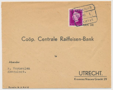 Treinblokstempel : Amsterdam - Alkmaar I 1948 ( Akersloot )