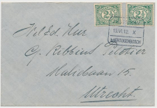 Treinblokstempel : Amsterdam - s Hertogenbosch X 1912