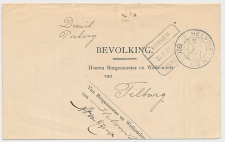 Treinblokstempel : Arnhem - Breda C 1921 ( Helvoirt ) 