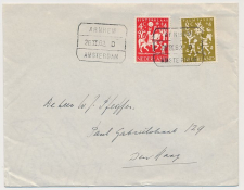 Treinblokstempel : Arnhem - Amsterdam D 1962 