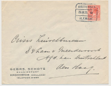 Treinblokstempel : Amsterdam - Alkmaar VII 1935 ( Krommenie )