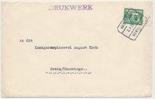 Treinblokstempel : Amsterdam - Bentheim VIII 1929 