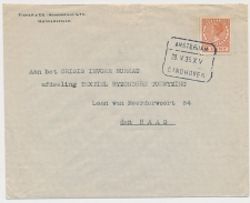 Treinblokstempel : Amsterdam - Eindhoven XV 1935