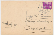 Treinblokstempel : Bentheim - Arnhem B 1932 ( Almen )