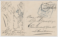 Treinblokstempel : Breda - Arnhem I 1916 ( Helvoirt )
