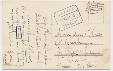 Treinblokstempel : Boxtel - Utrecht G 1914 ( Hedel )