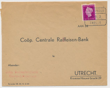 Treinblokstempel : Coevorden - Zwolle D 1948 ( Nieuw Amsterdam )