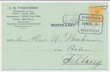 Treinblokstempel : Eindhoven - Maastricht III 1925 ( Beek )