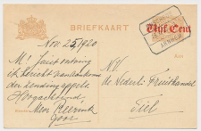 Treinblokstempel : Enschede - Arnhem D 1920 ( Goor )