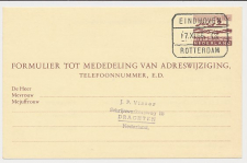 Treinblokstempel : Eindhoven - Rotterdam C2 1966