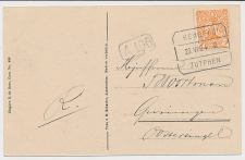 Treinblokstempel : Hengelo - Zutphen B 1924 ( Goor )