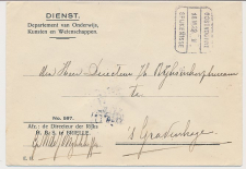 Treinblokstempel : Oostvoorne - Spijkenisse II 1929 ( Brielle )