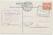 Treinblokstempel : Rheine - Amsterdam A 1912 ( De Lutte ) 