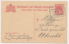 Treinblokstempel : Rhenen - Driebergen A 1919 ( Langbroek )