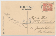 Treinblokstempel : Rhenen - Driebergen A 1915