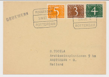 Treinblokstempel : Roosendaal - Rotterdam E 1967