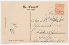 Treinblokstempel : Schagen - Alkmaar I 1923 ( Schoorl )