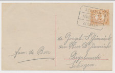 Treinblokstempel : Schagen - Alkmaar I 1921