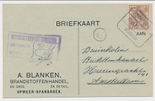 Treinblokstempel : Schagen - Wognum I 1921 ( Opmeer-Spanbroek )