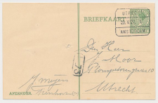 Treinblokstempel : Utrecht - Amsterdam A 1927 ( Tienhoven )