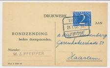 Treinblokstempel : Utrecht-Zwolle VII / Zwolle-Utrecht CI 1952