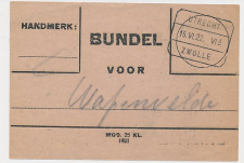 Treinblokstempel : Utrecht - Zwolle VIA 1922