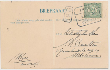 Treinblokstempel : Zwolle - Utrecht A2 1914 ( Harderwijk )