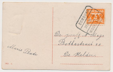 Treinblokstempel : Domburg - Middelburg B 1926