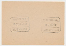 Treinblokstempel Vlissingen-AmsterdamC / Amsterdam-VlissingenIII