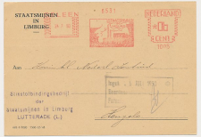 Firma briefkaart Geleen 195 - Staatsmijn Lutterade