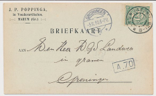 Firma briefkaart Marum 1910 - Voederartikelen